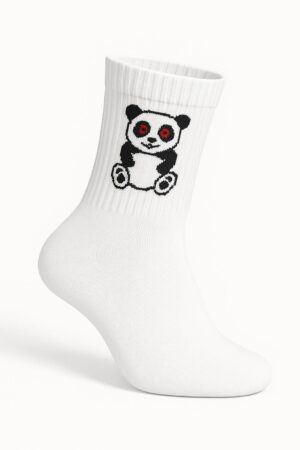 Panda Desenli Çorap