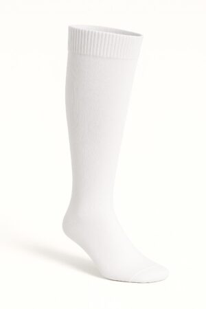 Beyaz Dizaltı Futbol Çorap